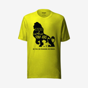 Yellow Crew Neck Graphic T-Shirt